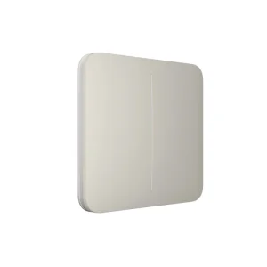 Кнопка для двоклавішного вимикача Ajax SoloButton (2-gang) Oyster