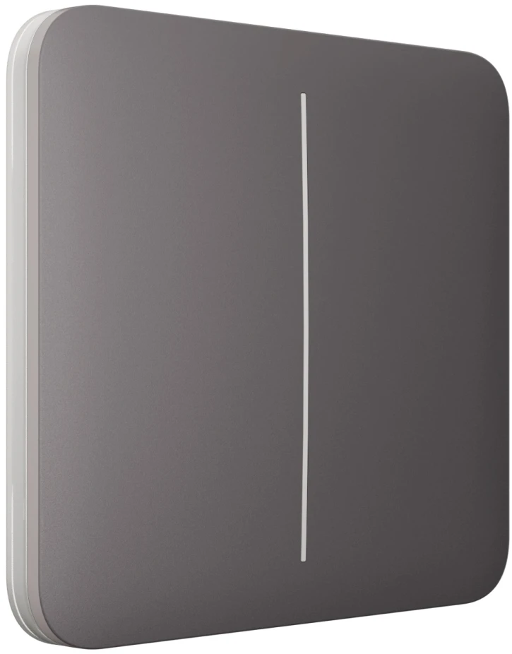 Вимикач Ajax LightSwitch 2-клавішний Grey