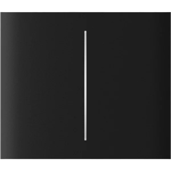 Центральна кнопка для двоклавішного вимикача Ajax CenterButton (2-gang) vertical Black