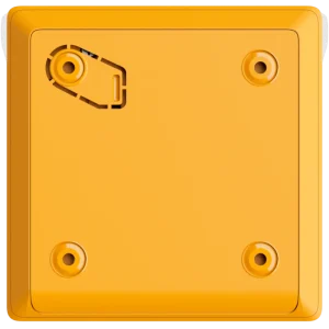 Бездротова програмована кнопка з механізмом скидання Ajax ManualCallPoint Jeweller Yellow