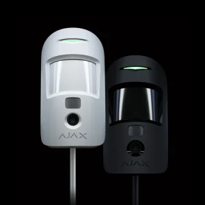 Дротовий датчик руху з фотоверифікацією Ajax MotionCam Fibra Black