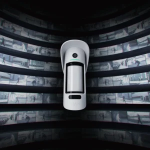 Бездротовий вуличний датчик руху Ajax MotionCam Outdoor (PhOD) з підтримкою фотоверифікації тривог, функцій «Фото за запитом» і «Фото за сценарієм» White