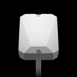 Гібридна централь системи безпеки Ajax FIBRA Hub Hybrid (2G) White
