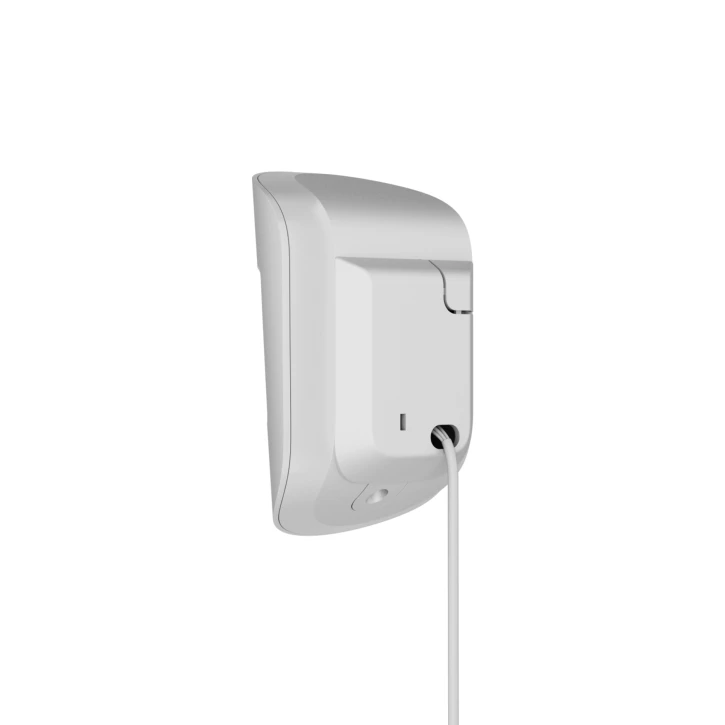 Дротовий кімнатний датчик руху з додатковим мікрохвильовим сенсором Ajax MotionProtect Plus Fibra White