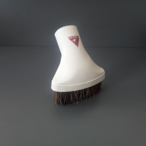 Насадка сіра овальна з ворсом для меблів