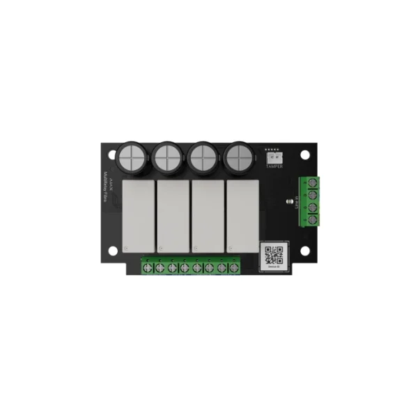 Реле 4-канальне з дистанційним керуванням Ajax MultiRelay Fibra