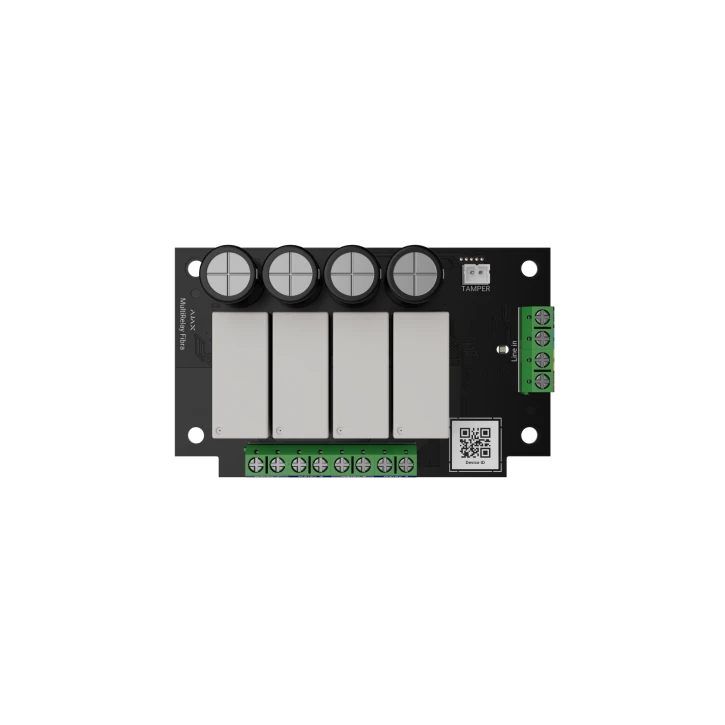 Реле 4-канальне з дистанційним керуванням Ajax MultiRelay Fibra