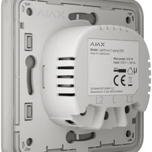Вимикач Ajax LightSwitch 2-клавішний Oyster