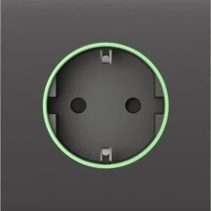 Центральна панель для вбудованої розетки Ajax СenterCover (smart) Gray