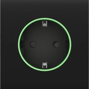 Центральна панель для вбудованої розетки Ajax СenterCover (smart) Black