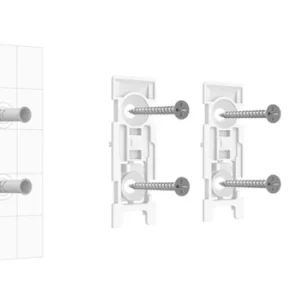 Кріпильна панель Ajax SmartBracket для великого магниту DoorProtect Black