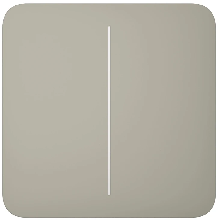 Вимикач Ajax LightSwitch 2-клавішний Olive