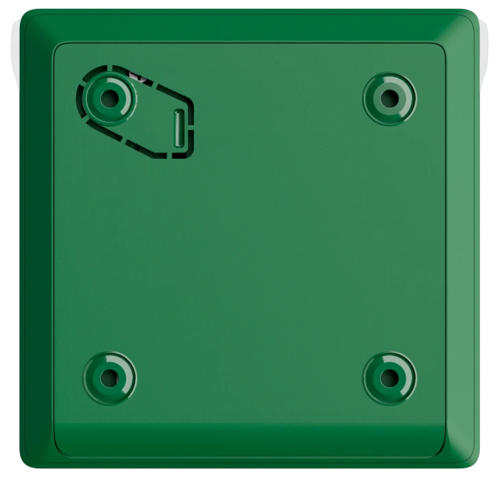 Бездротова програмована кнопка з механізмом скидання Ajax ManualCallPoint Jeweller Green