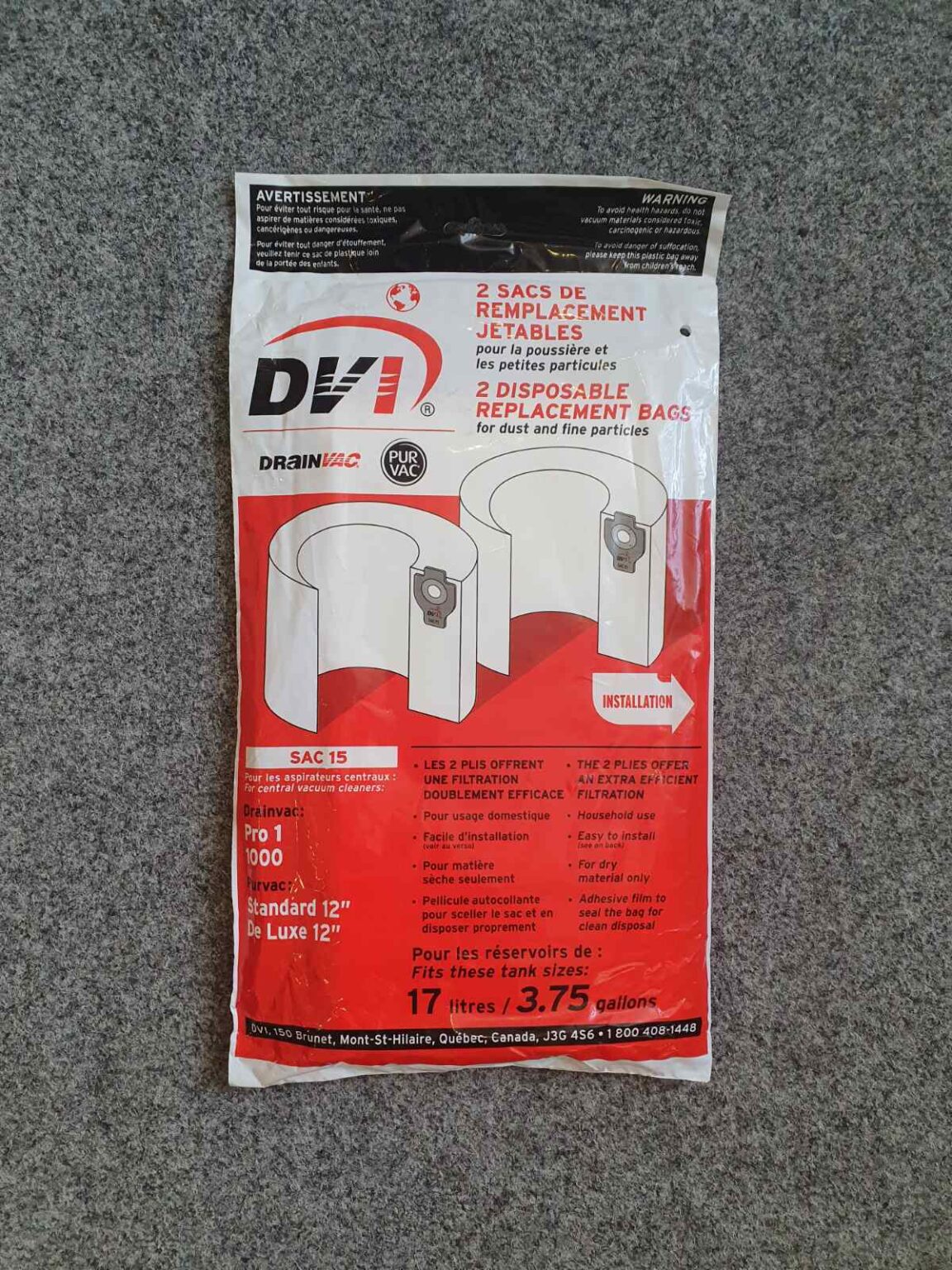 Мішки Drainvac SAC-15 для 1000