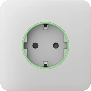 Передня панель для вбудованої розетки Ajax SoloCover (smart) White