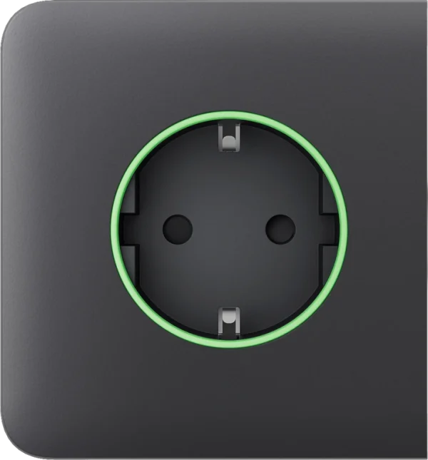 Бічна панель для вбудованої розетки Ajax SideCover (smart) Graphite