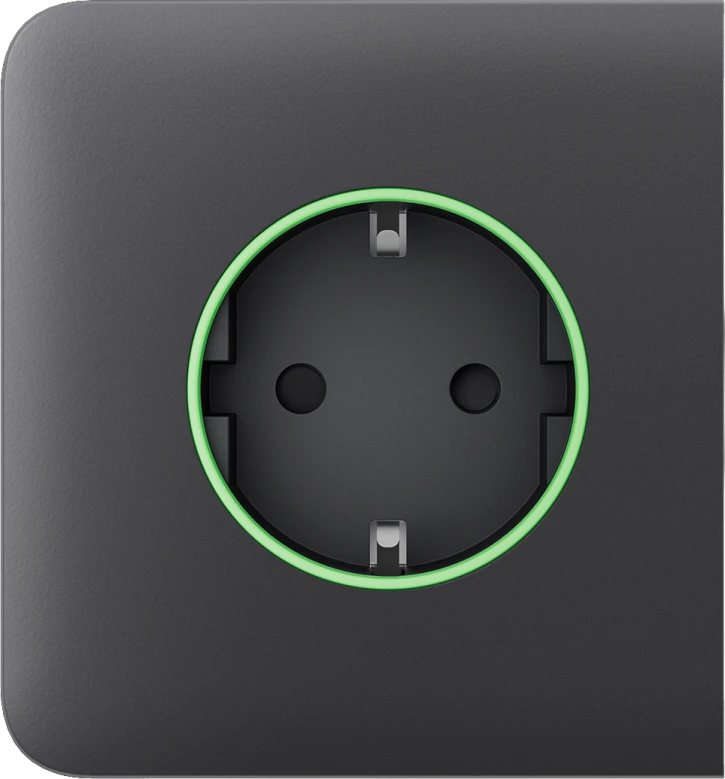 Бічна панель для вбудованої розетки Ajax SideCover (smart) Graphite