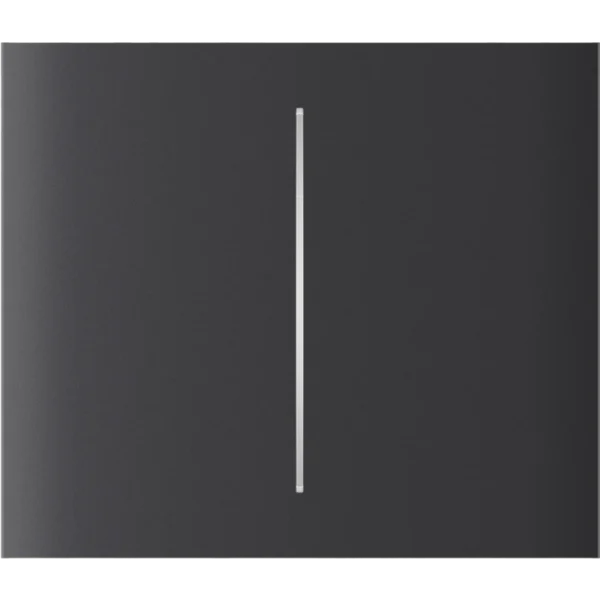 Центральна кнопка для двоклавішного вимикача Ajax CenterButton (2-gang) vertical Graphite