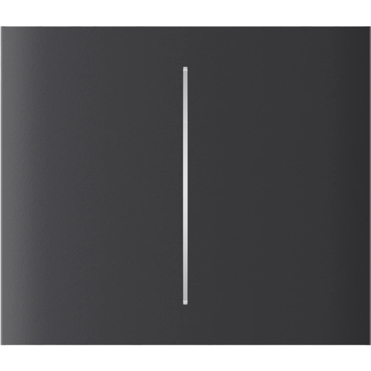 Центральна кнопка для двоклавішного вимикача Ajax CenterButton (2-gang) vertical Graphite