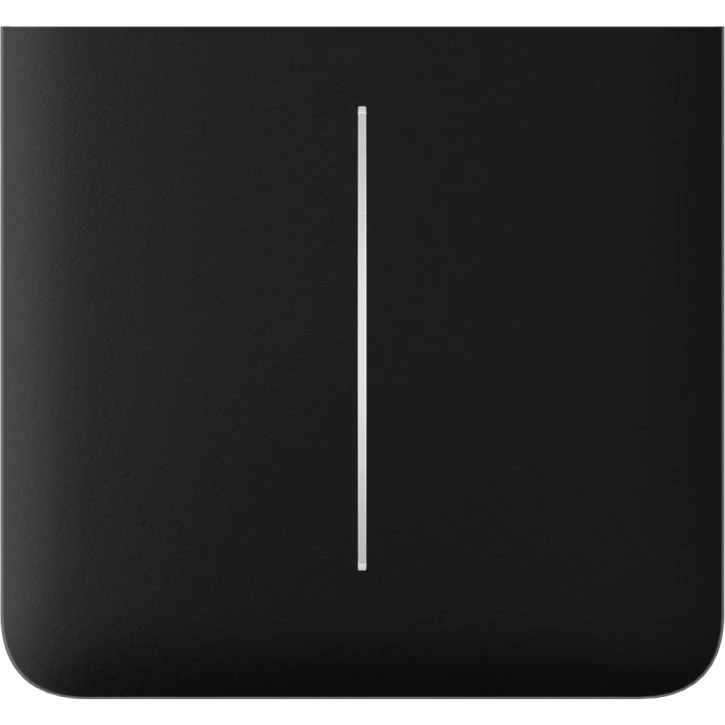 Бічна кнопка для двоклавішного вимикача Ajax SideButton (2-gang) vertical Black