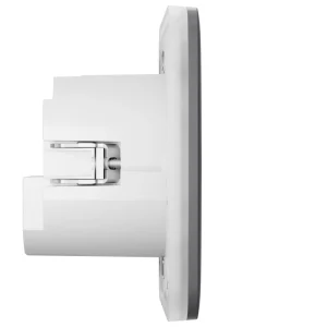 Розумна вбудована розетка з функцією моніторингу споживання електроенергії Ajax Outlet [type F] Jeweller Grey