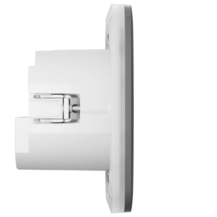 Розумна вбудована розетка з функцією моніторингу споживання електроенергії Ajax Outlet [type F] Jeweller Grey