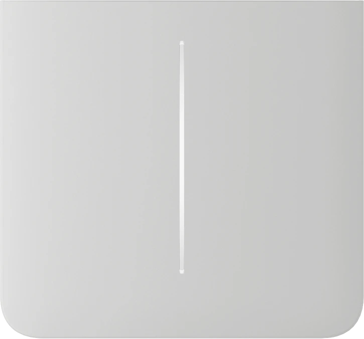 Бічна кнопка для двоклавішного вимикача Ajax SideButton (2-gang) vertical White