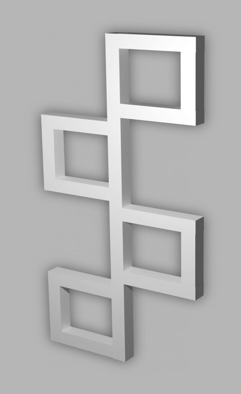 Електрична Сушарка для рушників Genesis-Aqua Fito 120x53 см