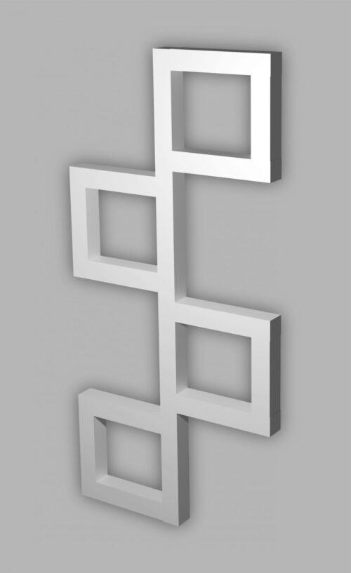 Електрична Сушарка для рушників Genesis-Aqua Fito 80x53 см