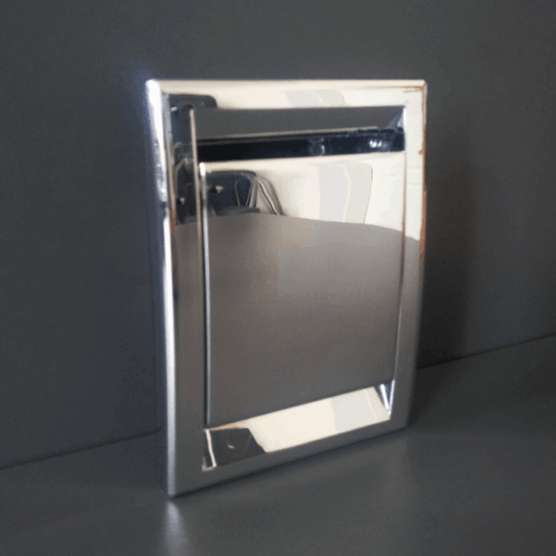 Пневморозетка Deco хром полірований