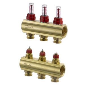 DANFOSS РОЗПОДІЛЬНИК 3+3 з ротаметрами 088U0523