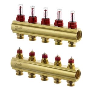 DANFOSS РОЗПОДІЛЬНИК 5+5 з ротаметрами 088U0525