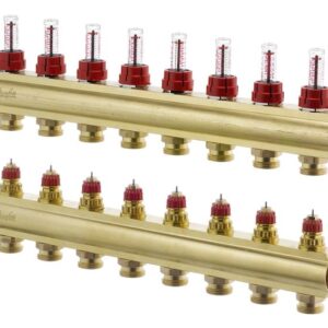 DANFOSS РОЗПОДІЛЬНИК 8+8 з ротаметрами 088U0528