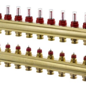DANFOSS РОЗПОДІЛЬНИК 9+9 з ротаметрами 088U0529