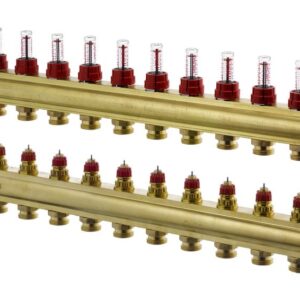 DANFOSS РОЗПОДІЛЬНИК 10+10 з ротаметрами 088U0530