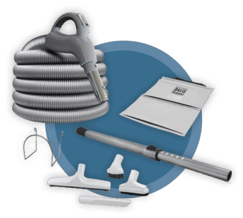 Набір для прибирання Decovac зі шлангом 10.68 м.