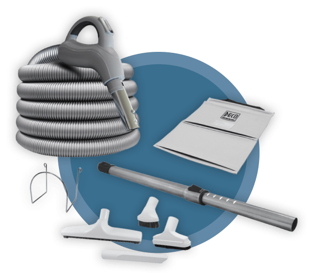 Набір для прибирання Decovac зі шлангом 10.68 м.