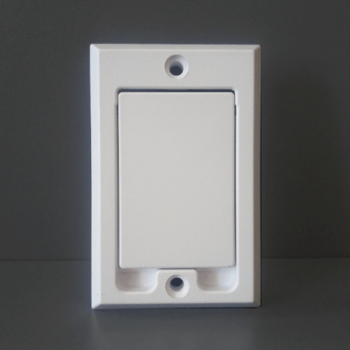 Пневморозетка HAYDEN прямокутна біла