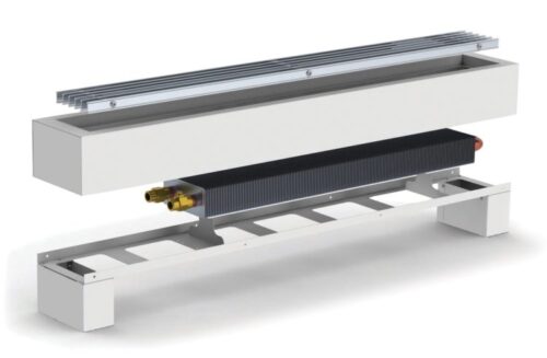 Конвектор Carrera підлоговий FR2H-1500 White з решіткою Сатин