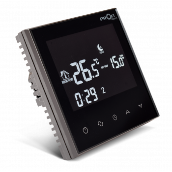 Терморегулятор для теплої підлоги Profitherm Wi-Fi Onyx Black