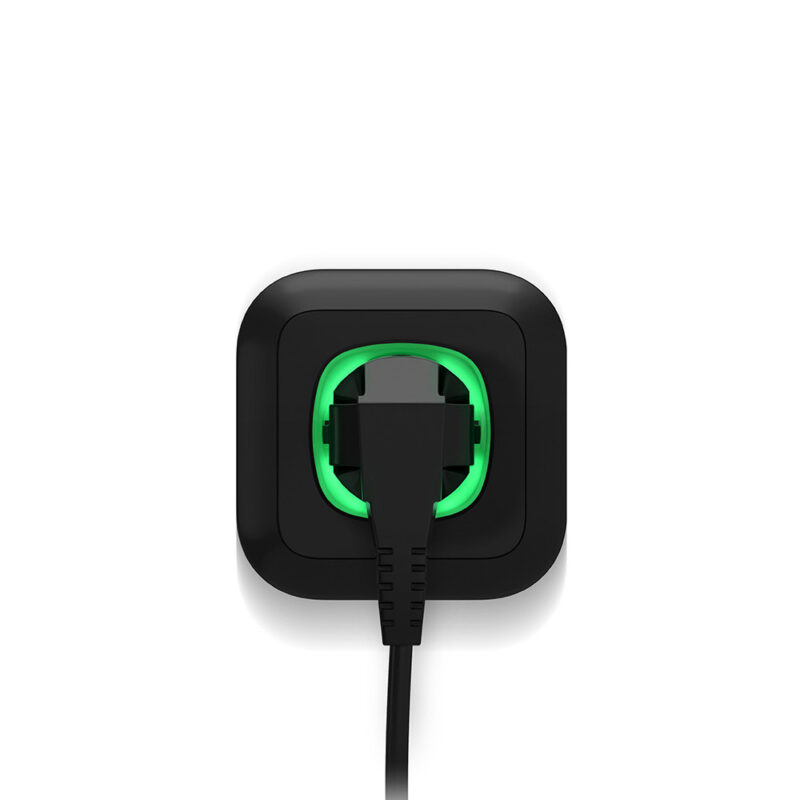 РАДІОКЕРОВАНА РОЗУМНА РОЗЕТКА З ЛІЧИЛЬНИКОМ ЕНЕРГОСПОЖИВАННЯ AJAX SOCKET ЧОРНА¶