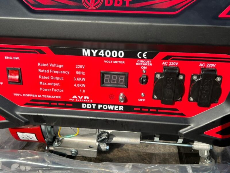 Бензиновий генератор DDT MY4000 - 3,6 (4)кВт