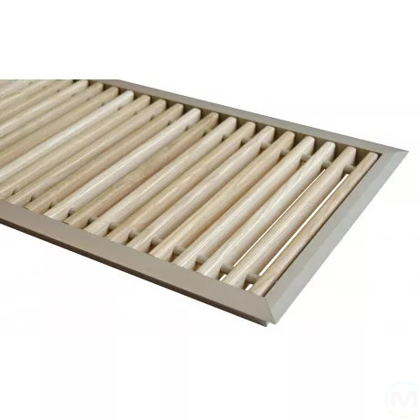 Комплект S 180/3000 (рамка ZN + дерев. реш. WR) Carrera Сатин