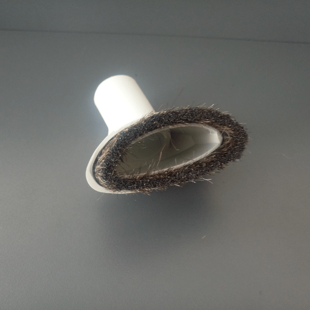 Насадка сіра овальна з ворсом для меблів Cyclovac