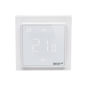 Терморегулятор DEVIreg Smart polar white, датчик повітря та підлоги, 16 А