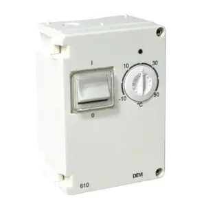 Терморегулятор для сніготанення DEVIreg™ 610 (-10 … +50 C) 10А Терморегулятор для сніготанення DEVIreg™ 610 (-10 … +50 C) 10А