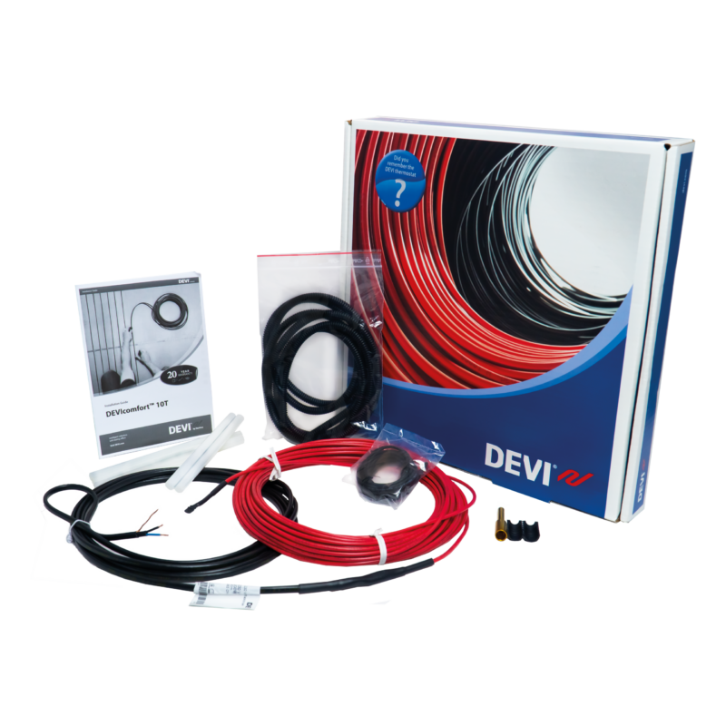 Heating Cables, DEVIcomfort 10T, 10 W/m, 99 m, Supply voltage [V] AC: 230