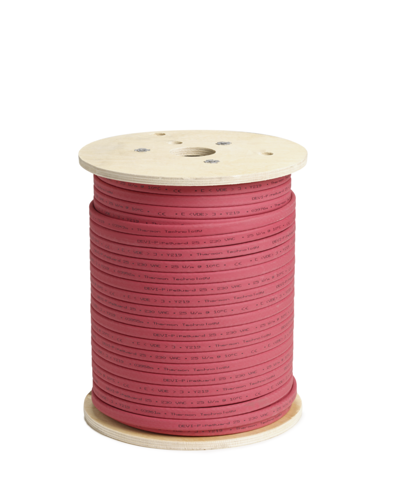 Heating Cables, DEVIpipeguard (B), 25W/m@10°C, 300 m, Supply voltage [V] AC: 230