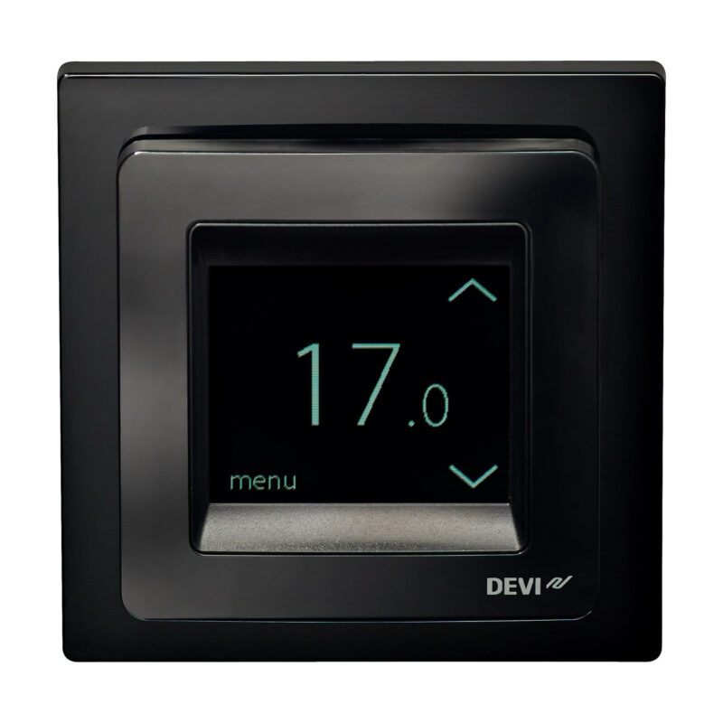 Терморегулятор для теплої підлоги DEVIreg™ Touch - Чорний