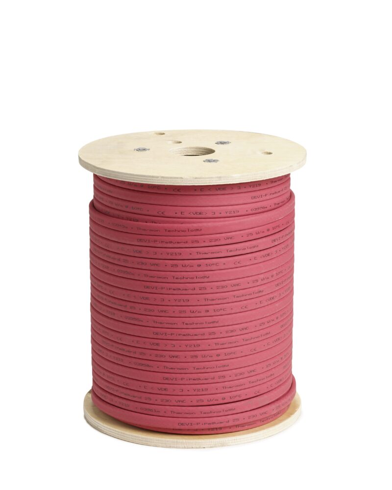 Heating Cables, DEVIpipeguard (B), 25W/m@10°C, 300 m, Supply voltage [V] AC: 230